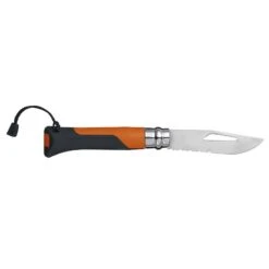 Opinel Mes No 08 Outdoor - Roestfvrij - Orange/grey -Winkel Voor Buitensportartikelen 134239 03 d 229520