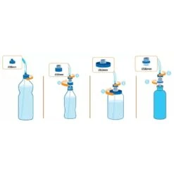Source Convertube Adapter Drinkslang - Transparent-blue -Winkel Voor Buitensportartikelen 2031160200 convertube adapter trinkschlauch 4 1496194