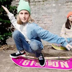 GIBBON Giboard Deck Slacklineboard - Arctic Rocker - Arctic White -Winkel Voor Buitensportartikelen 20402 giboard deck slacklineboard aldo pink 5 1386998