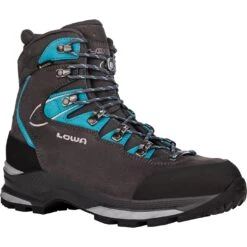 LOWA Mauria Evo GTX Dames Trekking-Boots - Anthracite/turquoise -Winkel Voor Buitensportartikelen 220721 9768 mauria evo gtx ws damen trekkingschuhe anthracite turquoise 2 1218112