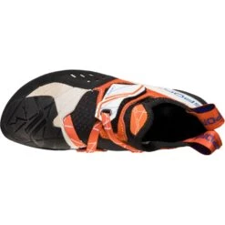 La Sportiva Solution Klimschoenen Dames - White/Lily Orange -Winkel Voor Buitensportartikelen 274370 05 d 549660