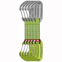 Ocun Ocún Hawk QD Wire PA 16 Mm Quickdraw - Set Van 5 - Groen