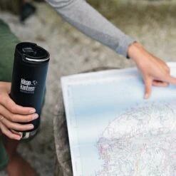 Klean Kanteen TKWide Isoleerfles Met Cafédop 473 Ml - Brushed Stainless -Winkel Voor Buitensportartikelen 340042 06 d 720041