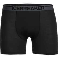 Icebreaker Anatomica Boxershort Heren - Zwart