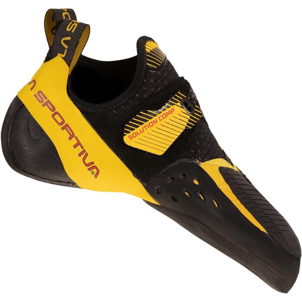 La Sportiva Solution Comp Klimschoenen - Zwart/Geel 3 La Sportiva Solution Comp Klimschoenen - Zwart/Geel