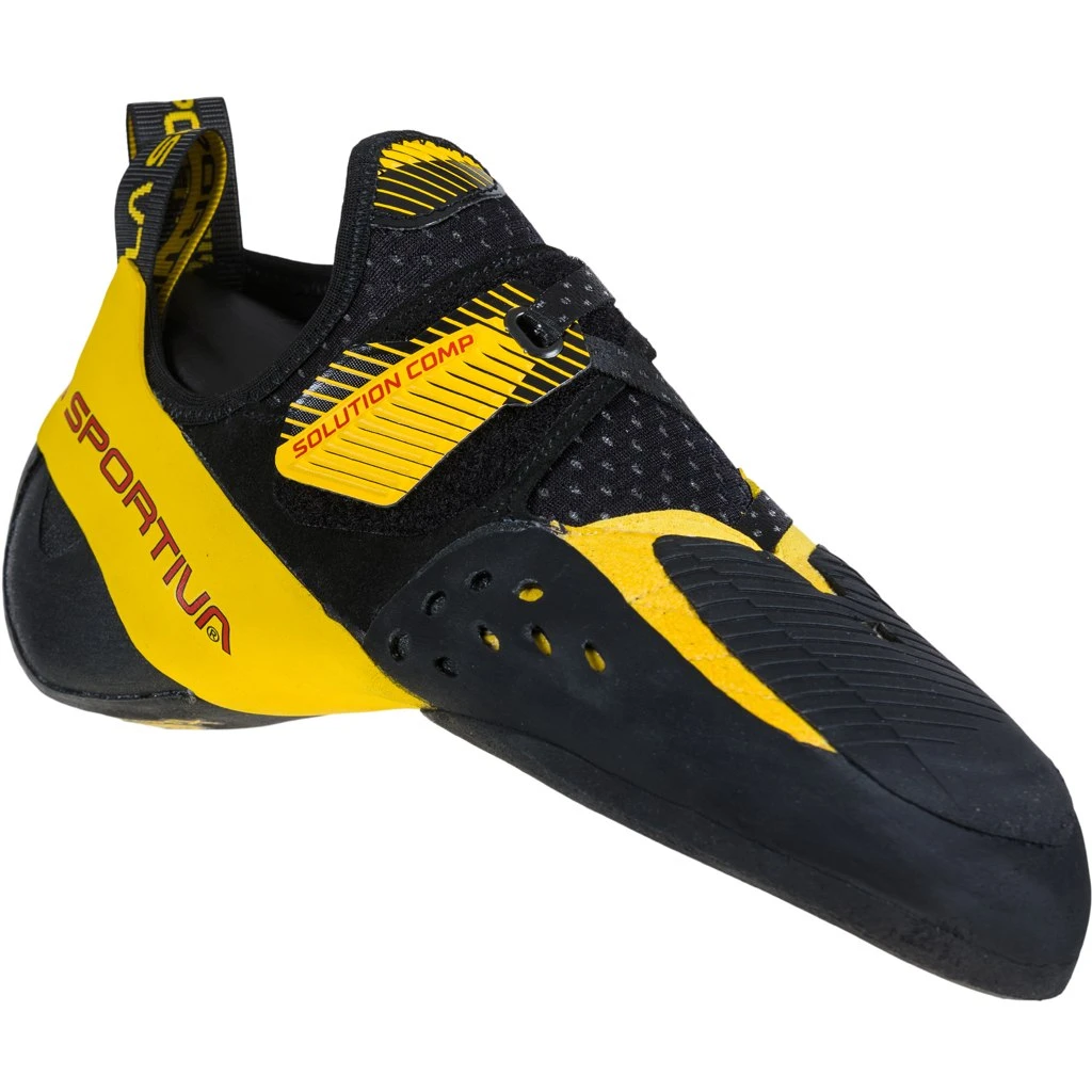 La Sportiva Solution Comp Klimschoenen - Zwart/Geel 5 La Sportiva Solution Comp Klimschoenen - Zwart/Geel - Afbeelding 3