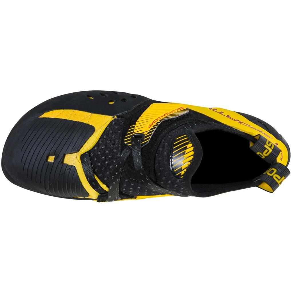 La Sportiva Solution Comp Klimschoenen - Zwart/Geel 9 La Sportiva Solution Comp Klimschoenen - Zwart/Geel - Afbeelding 7