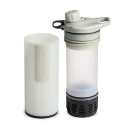 Grayl GeoPress Drinkfles Met Waterfilter - 710ml - Peak White -Winkel Voor Buitensportartikelen 411 pwh geopress peakwhite separated 1800px 1465833