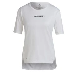 Adidas TERREX Multi T-Shirt Dames - White H53387 -Winkel Voor Buitensportartikelen adidas frauen terrex multi laufshirt weiss h53387 1 1128934