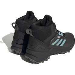 Adidas TERREX Swift R3 Mid GORE-TEX Wandelschoenen Dames - Core Black/mint On/grey Five HP8712 -Winkel Voor Buitensportartikelen adidas womens terrex swift r3 mid gore tex hiking shoes core black mint on grey five hp8712 2 1417005