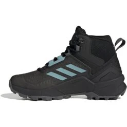 Winkel Voor Buitensportartikelen -Winkel Voor Buitensportartikelen adidas womens terrex swift r3 mid gore tex hiking shoes core black mint on grey five hp8712 8 1416999