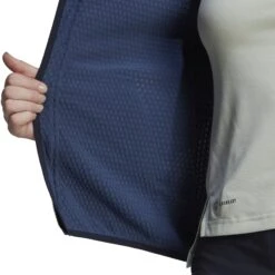 Adidas TERREX Tech Lite Fleece Wandeljas Dames - Wonder Steel HH9289 -Winkel Voor Buitensportartikelen adidas womens terrex tech lite hooded hiking fleece jacket wonder steel hh9289 7 1358784