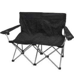 Basic NATURE | Relags Travelchair Love Seat Campingstoel - Zwart