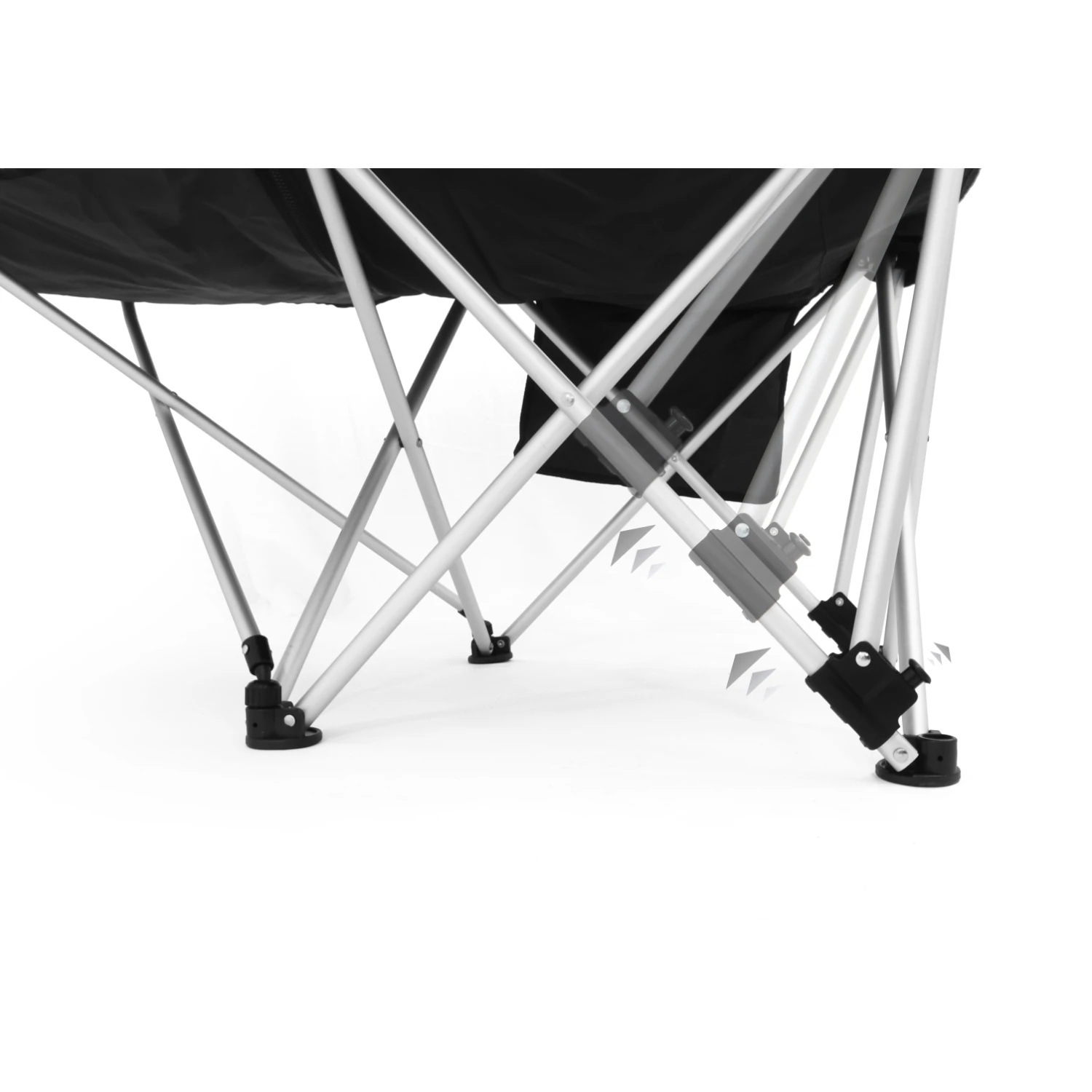 Basic NATURE | Relags Travelchair Luxus Campingstoel - Zwart 6 Basic NATURE | Relags Travelchair Luxus Campingstoel - Zwart - Afbeelding 4