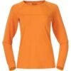 Bergans Cecilie Wool Dames Shirt Met Lange Mouwen - Cloudberry Yellow/lush Yellow