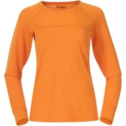Bergans Cecilie Wool Dames Shirt Met Lange Mouwen - Cloudberry Yellow/lush Yellow