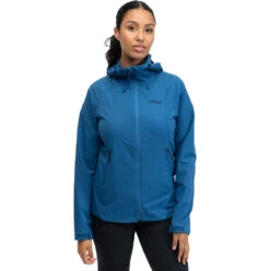 Bergans Skar Light Windbreaker Dames Jas - North Sea Blue