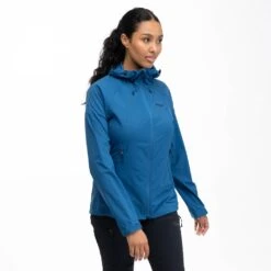 Bergans Skar Light Windbreaker Dames Jas - North Sea Blue -Winkel Voor Buitensportartikelen bergans skar light windbreaker womens jacket north sea blue 3 1539926
