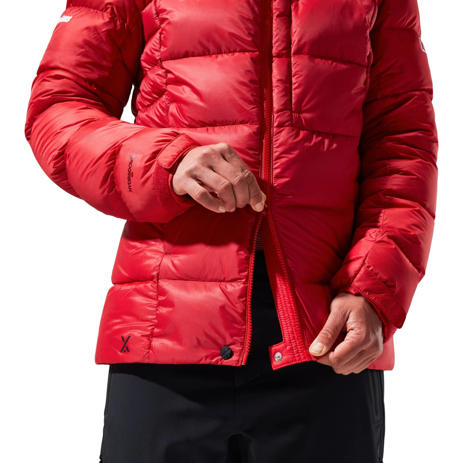 Berghaus MTN Arete Ultra Donsjas Met Capuchon Dames - Goji Berry/Haute Red 12 Berghaus MTN Arete Ultra Donsjas Met Capuchon Dames - Goji Berry/Haute Red - Afbeelding 10