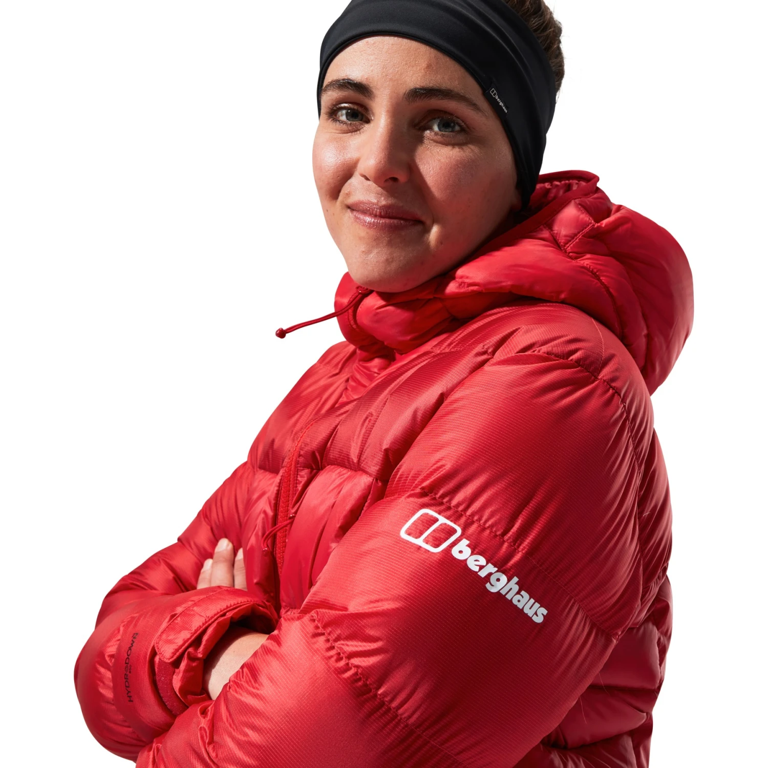 Berghaus MTN Arete Ultra Donsjas Met Capuchon Dames - Goji Berry/Haute Red 14 Berghaus MTN Arete Ultra Donsjas Met Capuchon Dames - Goji Berry/Haute Red - Afbeelding 12