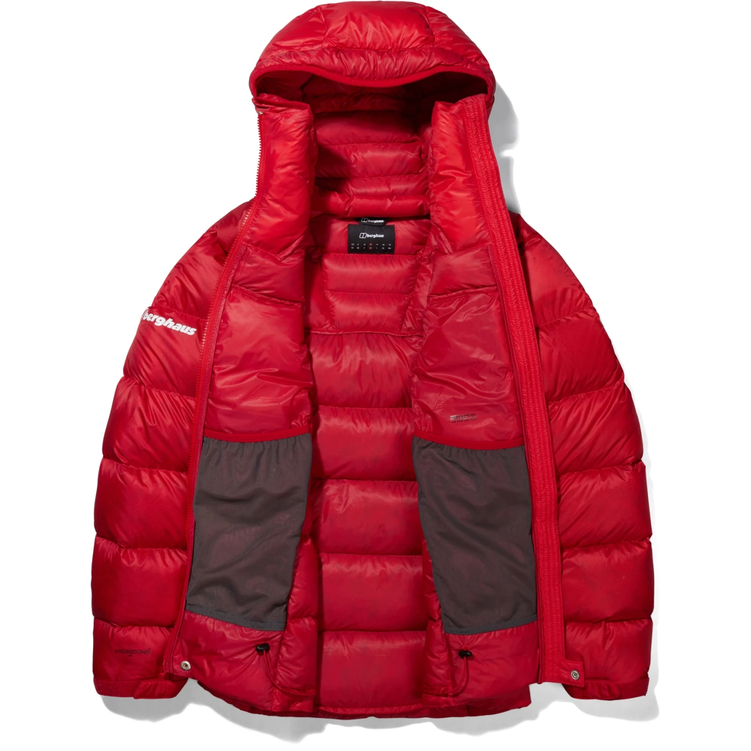 Berghaus MTN Arete Ultra Donsjas Met Capuchon Dames - Goji Berry/Haute Red 7 Berghaus MTN Arete Ultra Donsjas Met Capuchon Dames - Goji Berry/Haute Red - Afbeelding 5