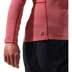 Berghaus MTN Guide Half Zip Shirt Met Lange Mouwen Dames - Haute Red/Goji Berry -Winkel Voor Buitensportartikelen berghaus womens mtn guide half zip longsleeve haute red goji berry 8 1313053