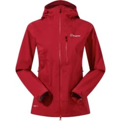 Berghaus Truda Flex Regenjas Dames - Tall Poppy -Winkel Voor Buitensportartikelen berghaus womens truda flex waterproof jacket tall poppy 14 1526706