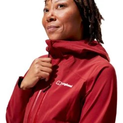 Berghaus Truda Flex Regenjas Dames - Tall Poppy -Winkel Voor Buitensportartikelen berghaus womens truda flex waterproof jacket tall poppy 6 1526698