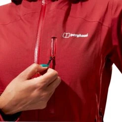 Berghaus Truda Flex Regenjas Dames - Tall Poppy -Winkel Voor Buitensportartikelen berghaus womens truda flex waterproof jacket tall poppy 7 1526699