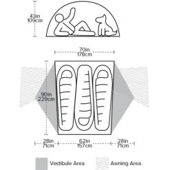 Big Agnes Copper Spur HV UL3 Tent - Orange -Winkel Voor Buitensportartikelen big agnes copper spur hv ul3 tent orange 6 1215464