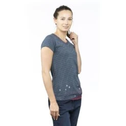 Chillaz Fancy Little Dot T-Shirt Dame - Indigo Blue Stripes Washed 102450-1 -Winkel Voor Buitensportartikelen chillaz fancy little dot t shirt women indigo blue stripes washed 102450 1 6 1288662