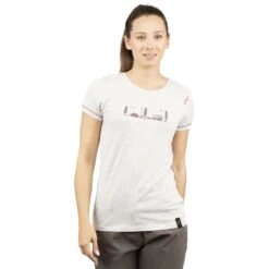 Chillaz Saile Chill Outside T-Shirt Dame - Light Grey Melange