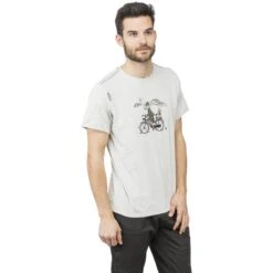 Chillaz Tyrolean Trip T-Shirt - Light Grey Melange -Winkel Voor Buitensportartikelen chillaz tyrolean trip t shirt light grey melange 2 1515313