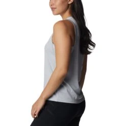 Columbia Alpine Chill Zero Tanktop Dames - White Heather -Winkel Voor Buitensportartikelen columbia alpine chill zero tank top women white heather 3 1488135