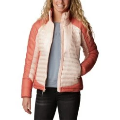 Columbia Labyrinth Loop Damesjas - Peach Blossom/Dark Coral -Winkel Voor Buitensportartikelen columbia labyrinth loop jacket women peach blossom dark coral 7 1238571