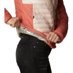 Columbia Labyrinth Loop Damesjas - Peach Blossom/Dark Coral -Winkel Voor Buitensportartikelen columbia labyrinth loop jacket women peach blossom dark coral 8 1238572