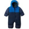 Columbia Powder Lite Omkeerbaar Sneeuwpak Kinderen - Collegiate Navy/Bright Indigo/Dark Mountain -Winkel Voor Buitensportartikelen columbia powder lite reversible bunting kids collegiate navy bright indigo dark mountain 1 1239999