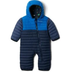 Columbia Powder Lite Omkeerbaar Sneeuwpak Kinderen - Collegiate Navy/Bright Indigo/Dark Mountain -Winkel Voor Buitensportartikelen columbia powder lite reversible bunting kids collegiate navy bright indigo dark mountain 2 1 1240048