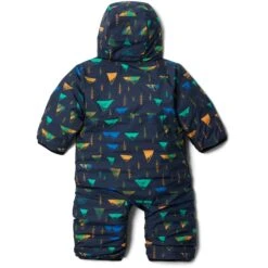 Columbia Powder Lite Omkeerbaar Sneeuwpak Kinderen - Collegiate Navy/Bright Indigo/Dark Mountain -Winkel Voor Buitensportartikelen columbia powder lite reversible bunting kids collegiate navy bright indigo dark mountain 2 1240000