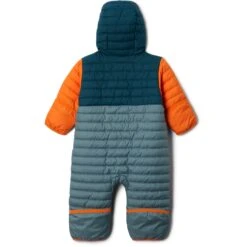 Columbia Powder Lite Omkeerbaar Sneeuwpak Kinderen - Metal/Night Wave/Bright Orange -Winkel Voor Buitensportartikelen columbia powder lite reversible bunting kids metal night wave bright orange 1 1506275