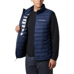 Columbia Powder Lite Vest - Collegiate Navy 11 Columbia Powder Lite Vest - Collegiate Navy -Winkel Voor Buitensportartikelen columbia powder lite vest for men collegiate navy 3 1042659