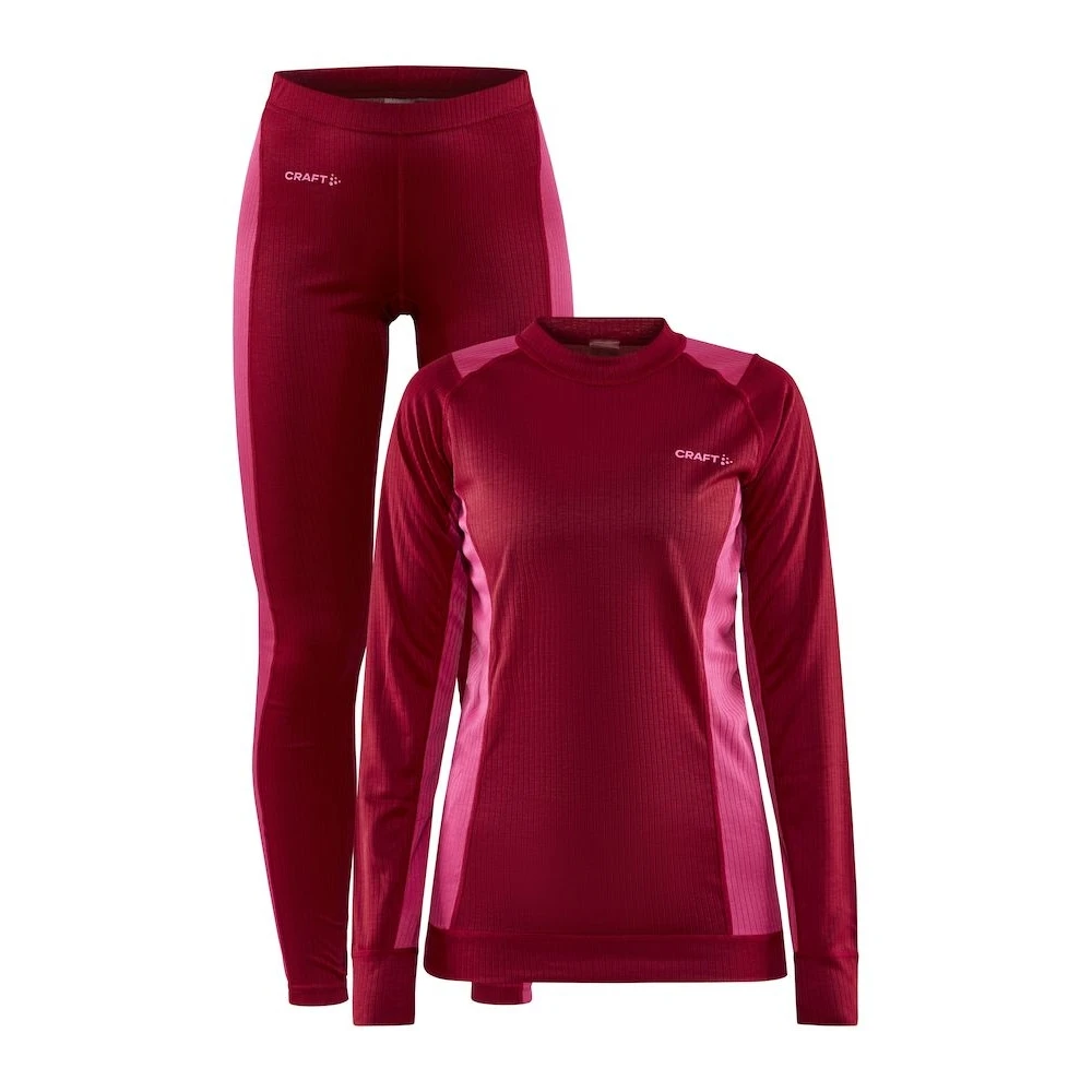 CRAFT Core Dry Dames Baselayer Set - Machine/Fame 3 CRAFT Core Dry Dames Baselayer Set - Machine/Fame