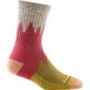 Darn Tough Treeline Micro Crew Midweight Wandelsokken Dames - Cranberry