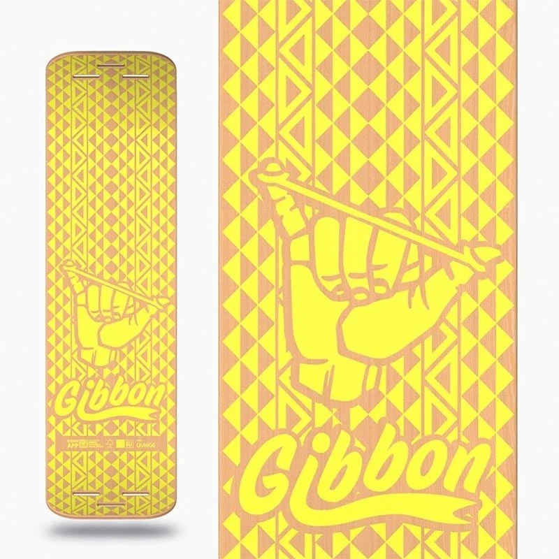 GIBBON Giboard Deck Slacklineboard - Chango - Yellow 4 GIBBON Giboard Deck Slacklineboard - Chango - Yellow - Afbeelding 2