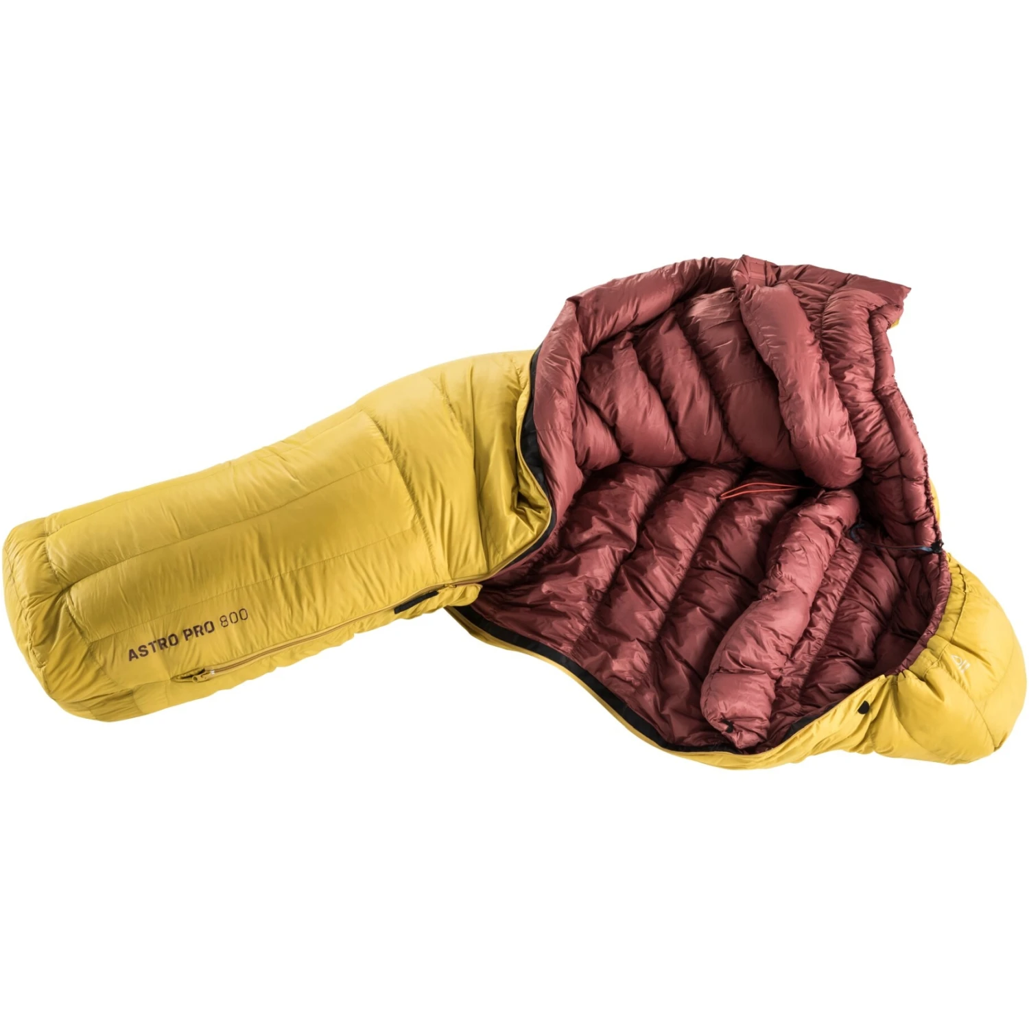 Deuter Astro Pro 800 SL Women's Sleeping Bag - Zip Left - Turmeric-redwood - 750+ Cuin 4 Deuter Astro Pro 800 SL Women's Sleeping Bag - Zip Left - Turmeric-redwood - 750+ Cuin - Afbeelding 2