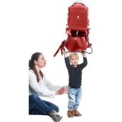 Deuter Kid Comfort Active SL Women's Child Carrier - Currant -Winkel Voor Buitensportartikelen deuter kid comfort active sl women child carrier currant 14 1175053