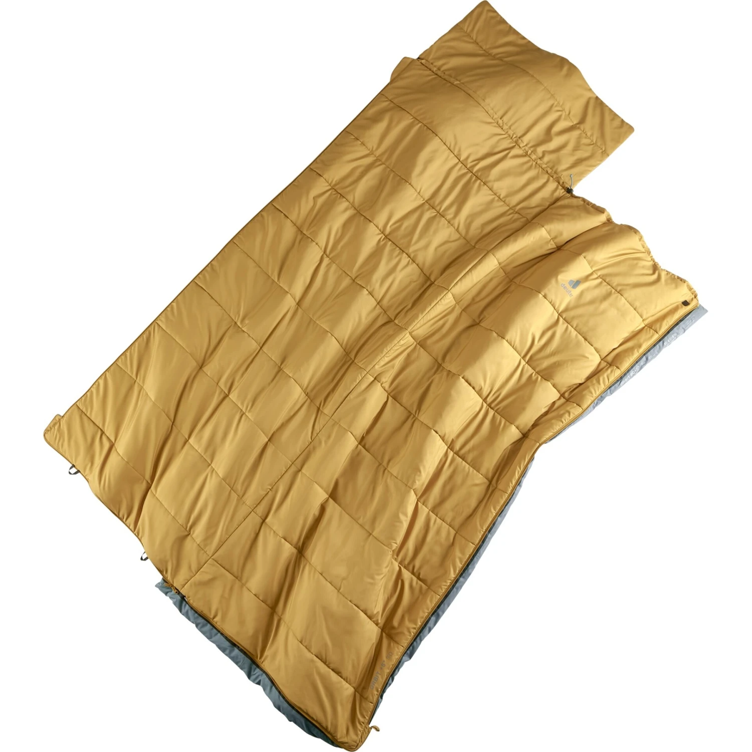 Deuter Orbit SQ +6° Sleeping Bag - Zip Right Caramel-teal 5 Deuter Orbit SQ +6° Sleeping Bag - Zip Right Caramel-teal - Afbeelding 3