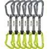 Edelrid Pure 10 Cm Quickdraw Set - Set Van 6 - Slate-oasis -Winkel Voor Buitensportartikelen edelrid pure set 1 1467530