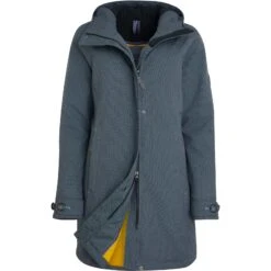Elkline SCHNIEKE Women's Waterproof Coat - Blueshadow -Winkel Voor Buitensportartikelen elkline schnieke waterproof winter coat in wool optics women blueshadow 2 1080709