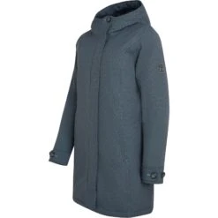 Elkline SCHNIEKE Women's Waterproof Coat - Blueshadow -Winkel Voor Buitensportartikelen elkline schnieke waterproof winter coat in wool optics women blueshadow 3 1080710